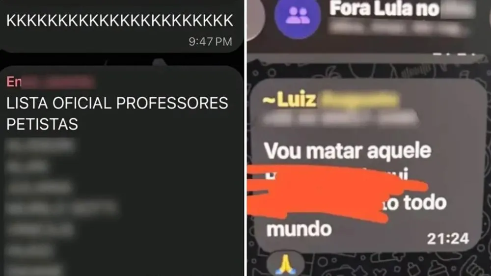 Alunos ameaçam professores petistas e falam em ataque a escola no Paraná: “Espero que todos os petistas morram”
