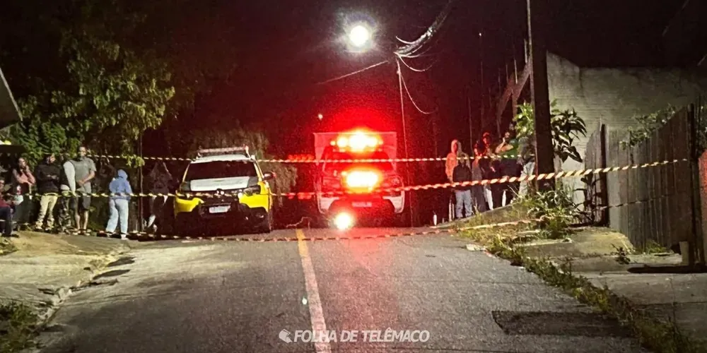 Caso aconteceu na madrugada desta quarta-feira (28). Foto: Folha de Telêmaco