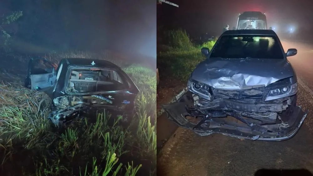 Acidente aconteceu na madrugada desta sexta-feira (30). Foto: PRE